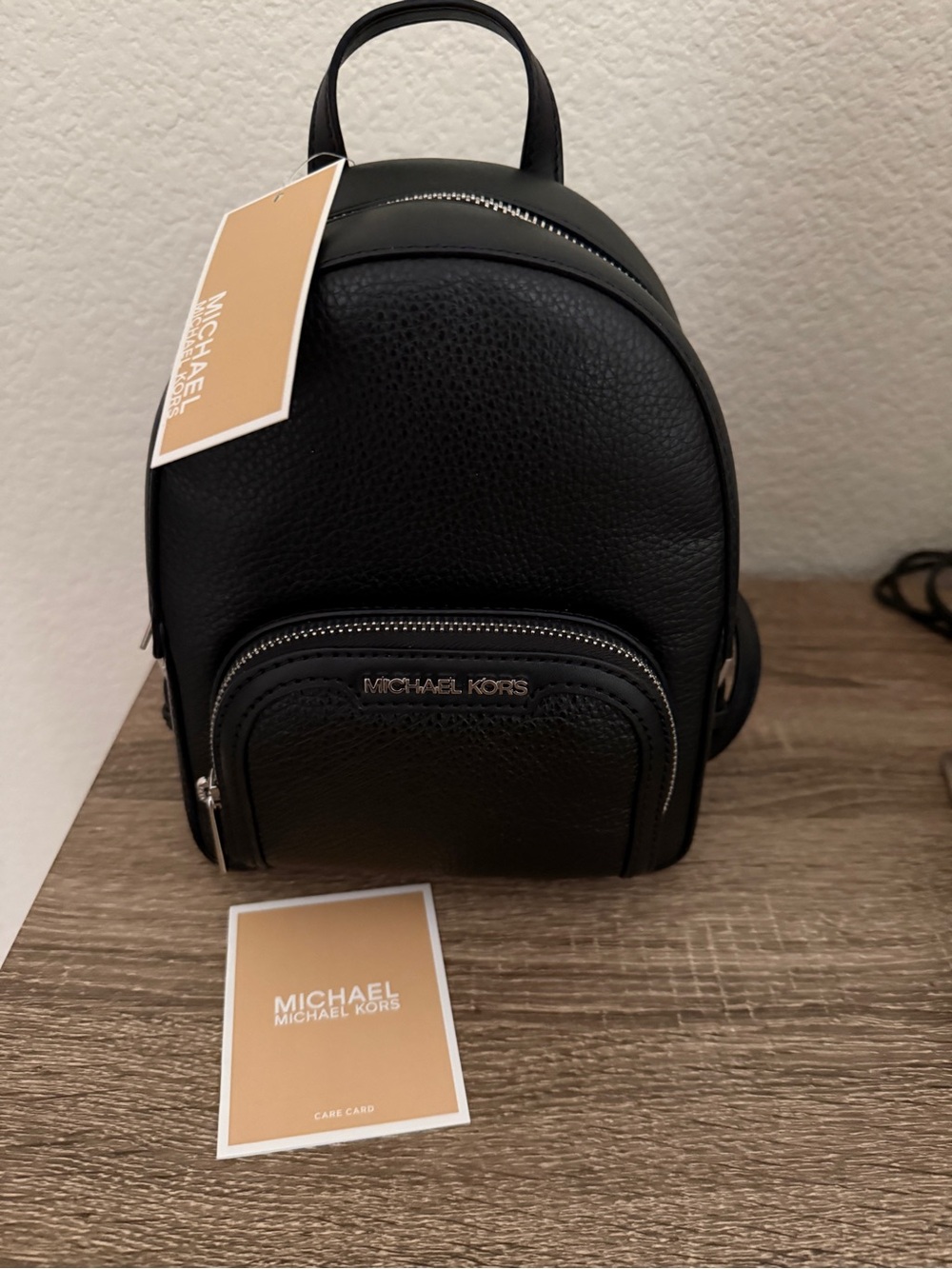 Jaycee Extra-Small Pebbled Leather Convertible Backpack